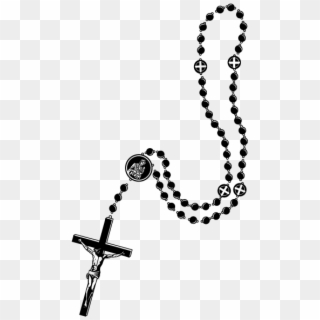 Bead Prayer Clip Art Vector Necklace Transprent - Transparent Rosary Clip Art - Png Download