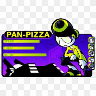 Pan-pizza Stats Rebeltaxi's The Car - Cartoon Clipart