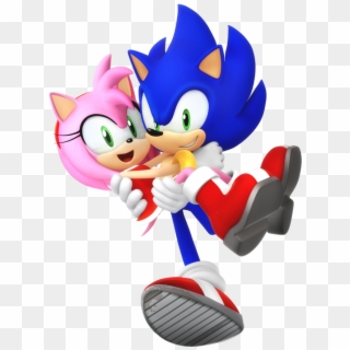 Sonic And Amy, Metal Sonic, And Modern Amy In Her Classic - Modern Sonic And Amy Clipart