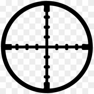 Reticle Telescopic Sight Computer Icons Encapsulated - Reticule Png Clipart