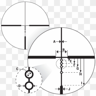 65 Bdc 200 Reticle Is Designed To Be Sighted In At - Nikon P Rimfire Bdc 150 Rifle Scope Clipart