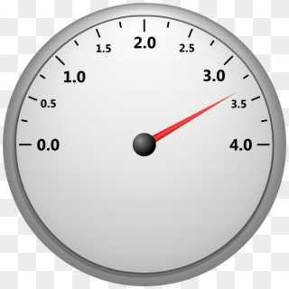 Speedometer Jpg Download - Speedometer 40 Clipart - Png Download