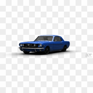 Mustang Gt Coupe 1965 Tuning - 1965 Blue Mustang Png Clipart