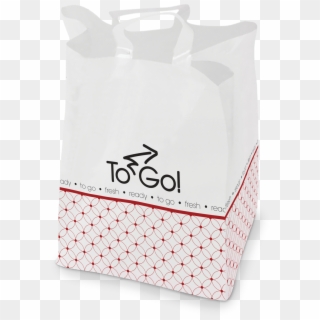 Plastic Soft Loop Handle Carryout Bags - Tote Bag Clipart
