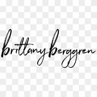Brittany Berggren Photography - Calligraphy Clipart