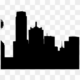 Chicago Clipart Png - Silhouette Dallas Skyline Outline Transparent Png