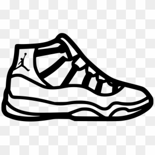 Great Nike Jordan Logo Font Clipart & Vector Design - Air Jordan Shoe Clipart - Png Download