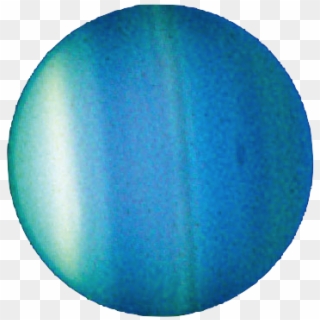 Like Saturn, Uranus' Thick Atmosphere And Blue Color - Circle Clipart