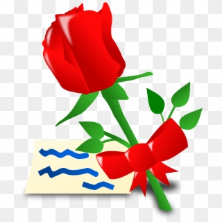 Red Rose Clipart Valentines Day Rose - Imagenes Del Dia De La Madre Pequeñas - Png Download