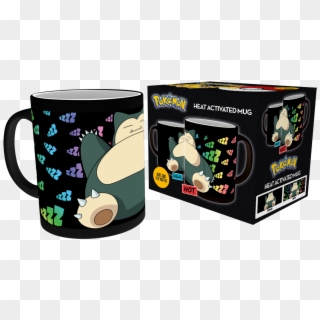 Mgh0049 Pokemon Snorlax Product - Mug Heat Change Pokemon Clipart