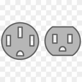 Plug Clipart Receptacle - Electrical Outlet Clipart - Png Download