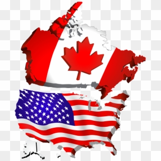 We're Also Proud To Say That While Building Our Solid - Map Of Usa And Canada Png Clipart