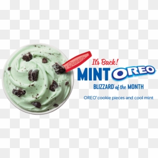 Mint Oreo Cookie Blizzard® Treat - Oreo Clipart