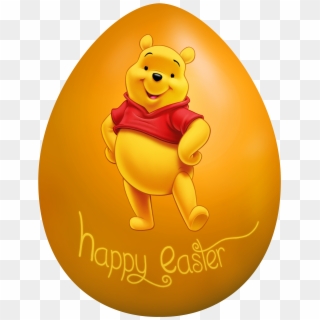 Kids Easter Egg Winnie The Pooh Png Clip Art Image - Winnie The Pooh Background Transparent Png