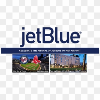 Jetblue Arrives At Msp - Jet Blue Airlines Logo Clipart