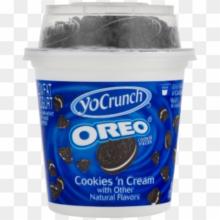 Yocrunch® Lowfat Yogurt Cookies 'n Cream With Oreo® - Oreo Yogurt Clipart