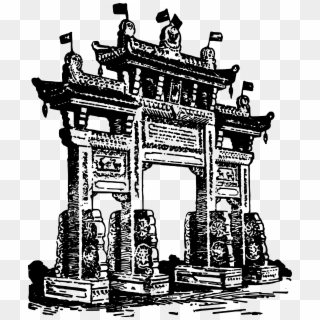 This Free Icons Png Design Of Chinatown Gate Clipart