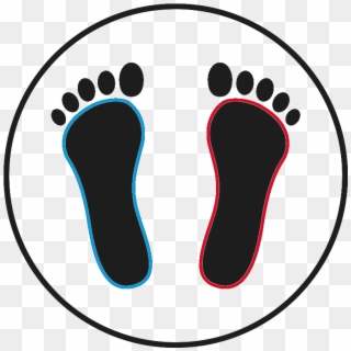 Foot Clipart Insole - Baby Foot Prints Svg - Png Download
