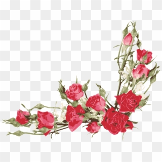 Vector Library Flower Bouquet Clip Art Red Transprent - Vektor Bunga Mawar Cdr - Png Download