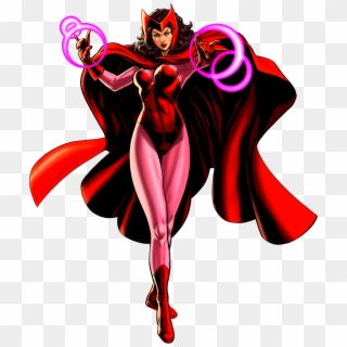 Scarlet Witch Transparent Background - Scarlet Witch Comic Png Clipart