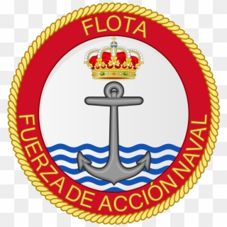 Emblem Of The Spanish Navy Naval Action Force - Navy Clipart