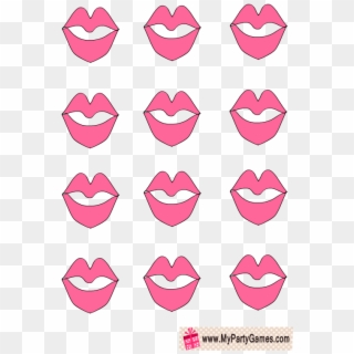 Kisses For Pin The Kiss On Frog Ⓒ - Pin The Kiss On The Frog Kisses Clipart