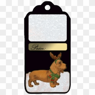 Free Png Best Stock Photos Christmas Dog Frame Black - Dachshund Clipart
