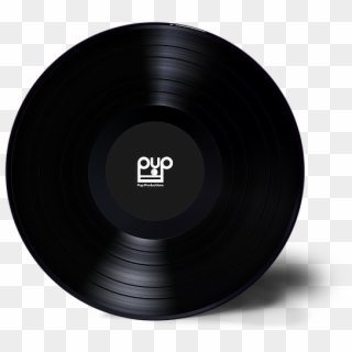 Vinyl Record And Cover Presentation Mock - Circle Clipart