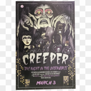 Creeper One Night In The Underworld Poster - Creeper Band Clipart