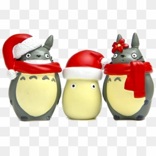 Kawaii Resin Totoro Christmas Edition Lovers Scarf - Studio Ghibli Christmas Clipart
