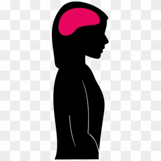 Brain In Head Clipart - Women Brain Png Transparent Png