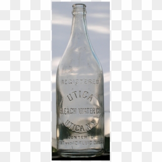Utica Bleach Water Co - Glass Bottle Clipart