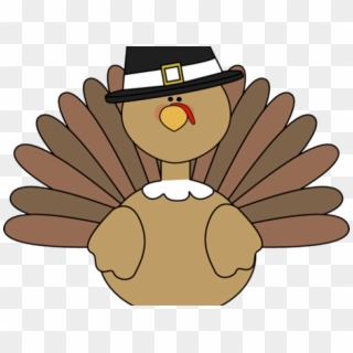 Pilgrim Clipart Pilgrim Hat - Turkey Thanksgiving Clip Art - Png Download