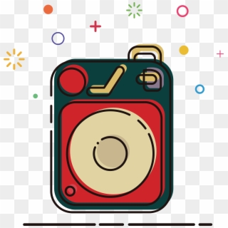 Mbe Illustration Style Speaker Retro Png And Vector Clipart
