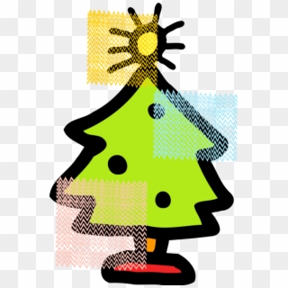 Vector Illustration Of Evergreen Christmas Tree With Clipart
