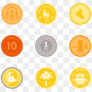 Asia Coins - Circle Clipart