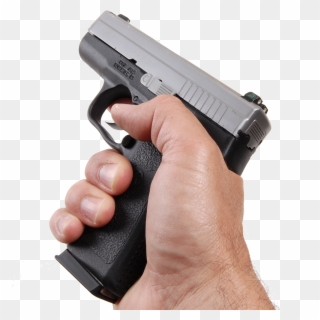 Handgun Transparent Arm Holding Picture Transparent Clipart