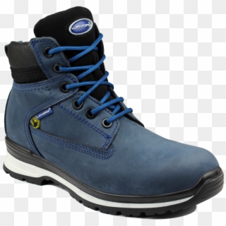 E18 - Blue - Steel-toe Boot Clipart