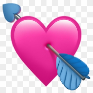 Heartwitharrowemoji Heart With Arrow Emoji - Heart With Arrow Emoji Clipart