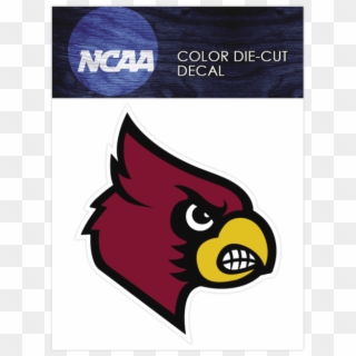 Louisville Cardinals Logo Ncaa Die Cut Vinyl Car Sticker - Hoisington High School Mascot Clipart