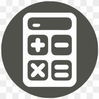 Gross Up Calculator - Black And White Calculator Icon Clipart
