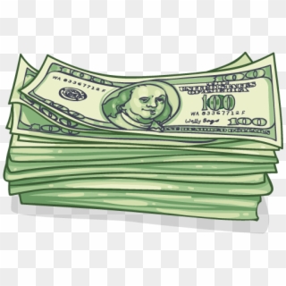 Stack Of Cash - Stack Of Money Png Clipart