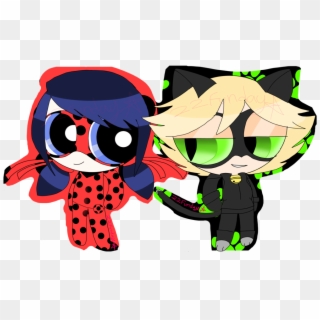Ladybug And Cat Noir By 22funday Clipart