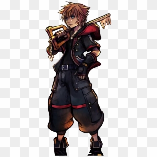 Kh3[kh3] So I Tried To Cut Sora Out Of The Cover Art - Kh3 Box Art Sora Clipart
