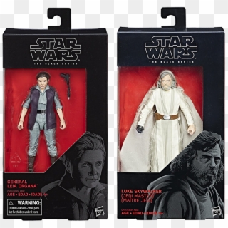Luke Skywalker & General Leia Organa Star Wars Episode - Star Wars Black Series 6 Inch Luke Skywalker Jedi Master Clipart