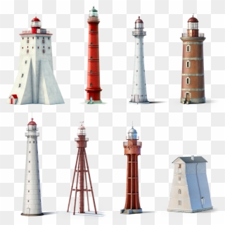 900 X 900 8 - Lighthouse Brushes Photoshop Clipart