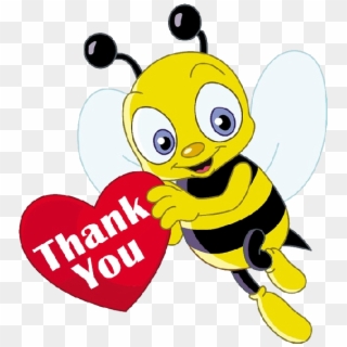 Cute Bee Cartoon , Png Download - Honey Bee Thank You Clipart