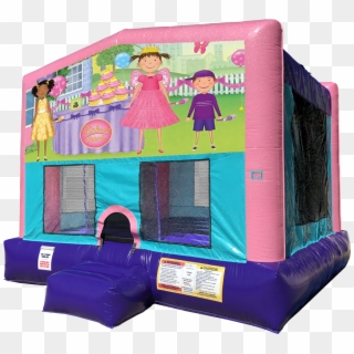 Pinkalicous Sparkly Pink Bounce House Rentals In Austin Clipart