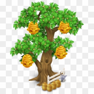 Beehive Png - Bee Hive Tree Clip Art Transparent Png