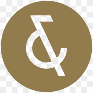 Gold Ampersand Unsmushed - Coffee Clipart